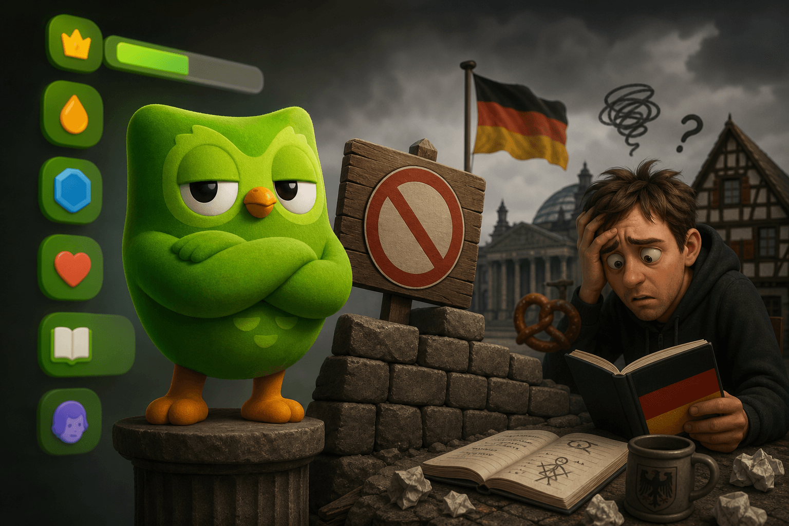 Duolingo Won't Teach You German. Here's the Actual Pattern That Does