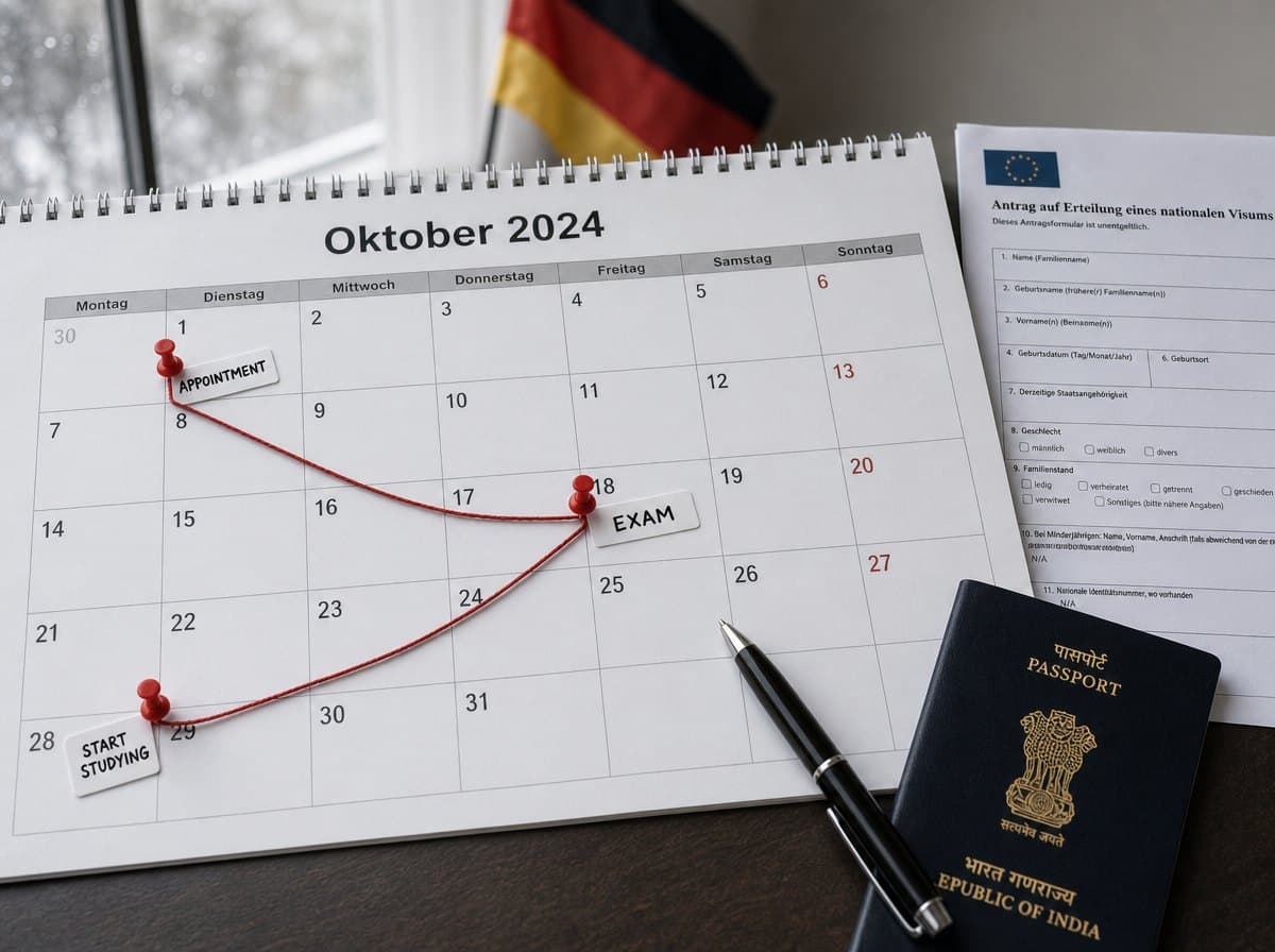 Your Germany Visa Appointment Sets the Real Deadline. Most People Plan From the Wrong Date